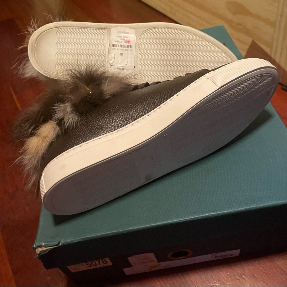 Buscemi Alce Rabbit Fur Sneaker - Picture 4 of 6